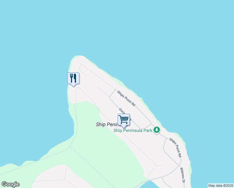 map of restaurants, bars, coffee shops, grocery stores, and more near 7685 Ships Point Road in Comox Valley A