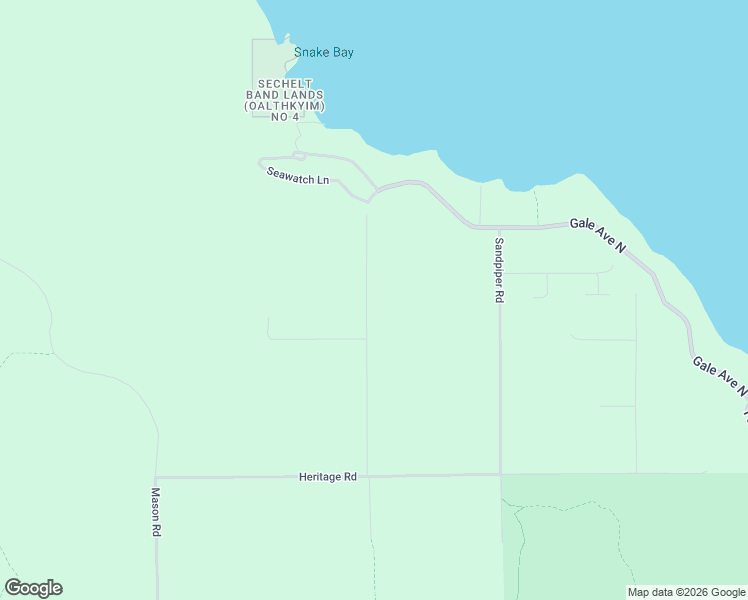 map of restaurants, bars, coffee shops, grocery stores, and more near Crowston Road in Sechelt