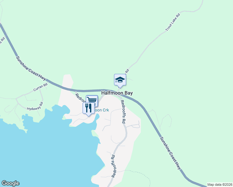map of restaurants, bars, coffee shops, grocery stores, and more near in Halfmoon Bay