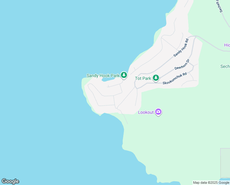 map of restaurants, bars, coffee shops, grocery stores, and more near 6201 Coracle Drive in Sechelt