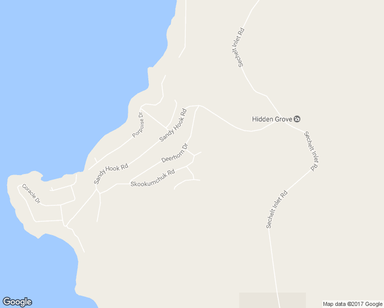 map of restaurants, bars, coffee shops, grocery stores, and more near 5808 Skookumchuk Road in Sechelt