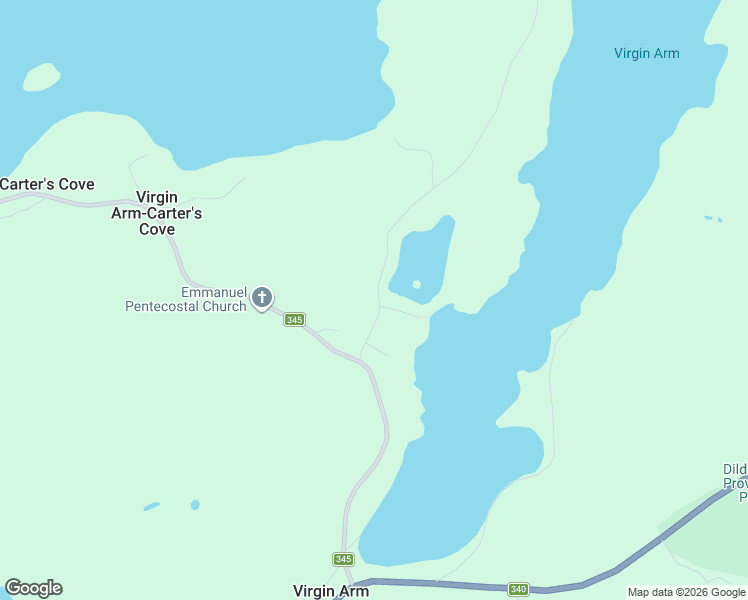 map of restaurants, bars, coffee shops, grocery stores, and more near in Virgin Arm-Carter's Cove