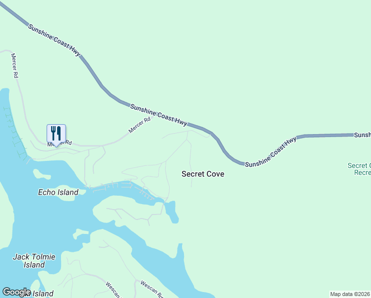 map of restaurants, bars, coffee shops, grocery stores, and more near 5565 Riley Road in Halfmoon Bay