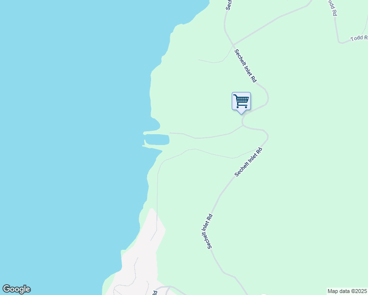 map of restaurants, bars, coffee shops, grocery stores, and more near 5792 Tillicum Bay Road in Sechelt