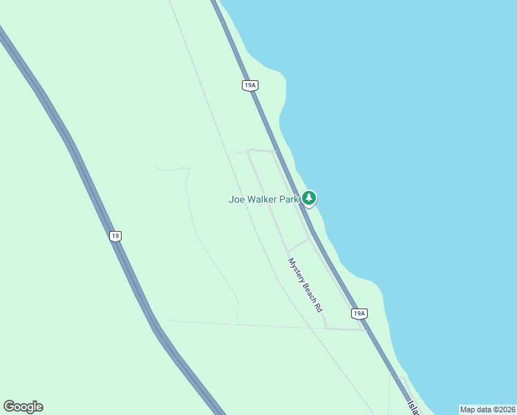 map of restaurants, bars, coffee shops, grocery stores, and more near 6533 Mystery Beach Road in Fanny Bay