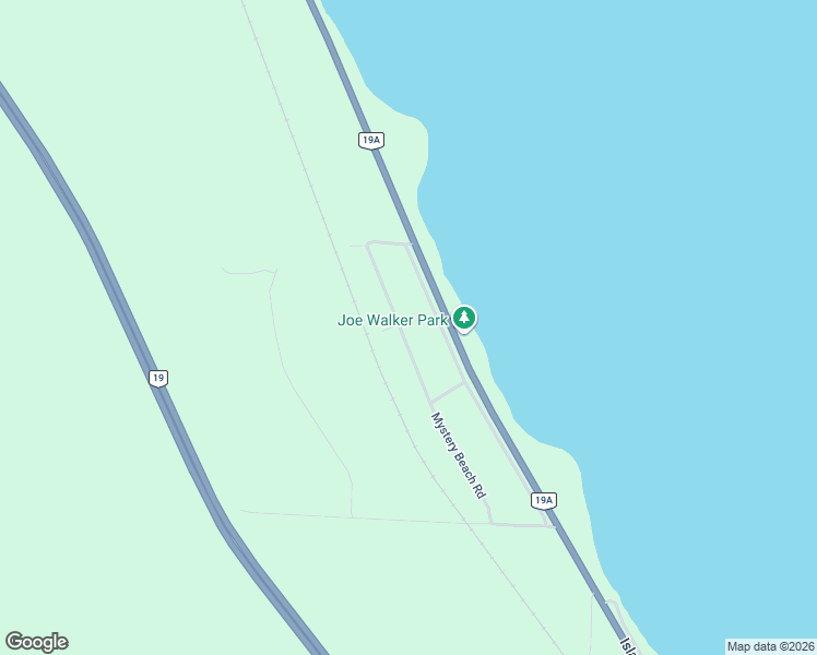 map of restaurants, bars, coffee shops, grocery stores, and more near 6534 Mystery Beach Road in Fanny Bay