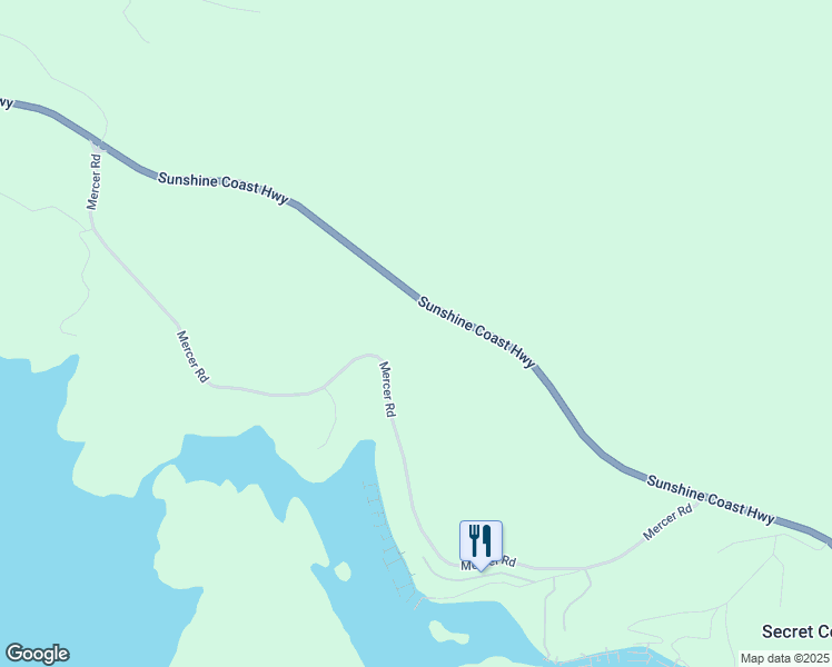 map of restaurants, bars, coffee shops, grocery stores, and more near 10339 Sunshine Coast Highway in Halfmoon Bay