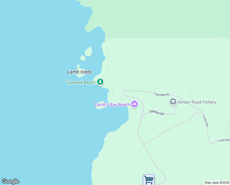 map of restaurants, bars, coffee shops, grocery stores, and more near 7532 Islets Place in Sechelt