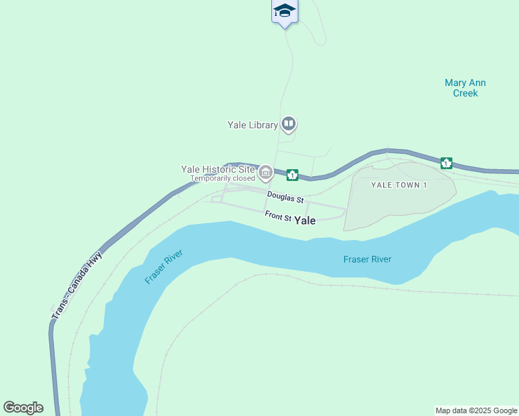 map of restaurants, bars, coffee shops, grocery stores, and more near 31191 Front Street in Yale