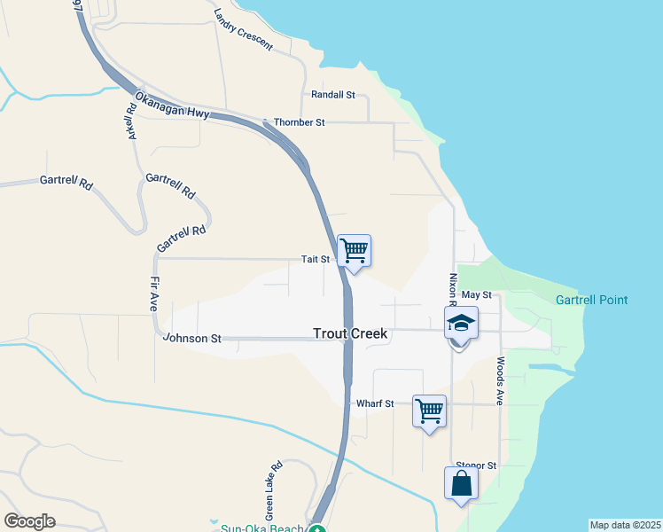 Map Of Summerland Bc 2107 Tait Street, Summerland Bc - Walk Score
