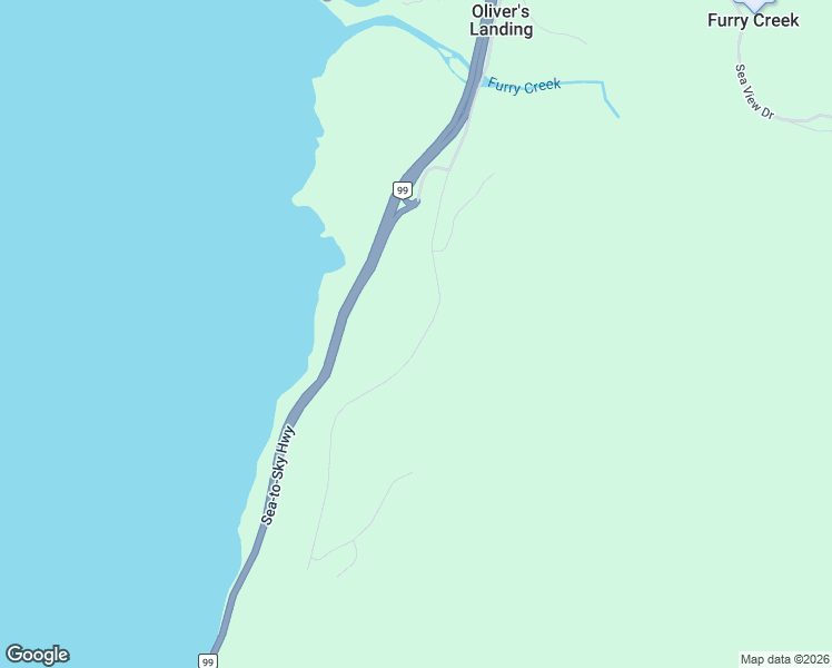 map of restaurants, bars, coffee shops, grocery stores, and more near Furry Creek Drive in Squamish-Lillooet