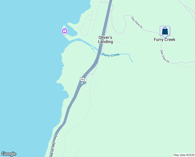 map of restaurants, bars, coffee shops, grocery stores, and more near 700 Ocean Crest Drive in Furry Creek