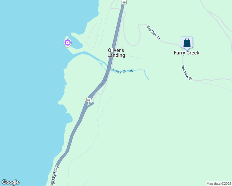 map of restaurants, bars, coffee shops, grocery stores, and more near 860 Ocean Crest Drive in Furry Creek
