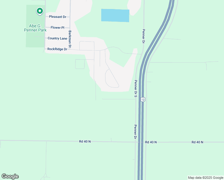 map of restaurants, bars, coffee shops, grocery stores, and more near Penner Drive in Blumenort