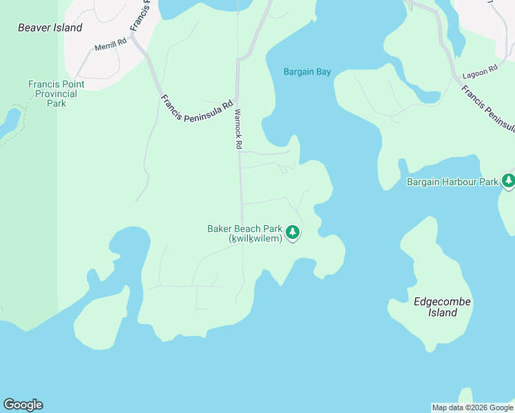 map of restaurants, bars, coffee shops, grocery stores, and more near 4704 Davis Road in Madeira Park