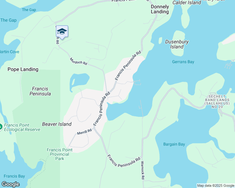 map of restaurants, bars, coffee shops, grocery stores, and more near 4635 Gerrans Bay Road in Madeira Park