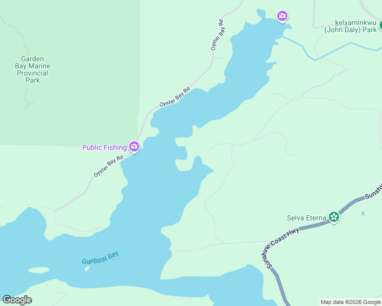 map of restaurants, bars, coffee shops, grocery stores, and more near 13248 Porters Road in Madeira Park