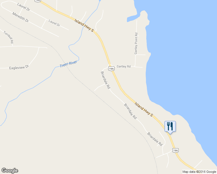 map of restaurants, bars, coffee shops, grocery stores, and more near 4344 Briardale Rd in Royston