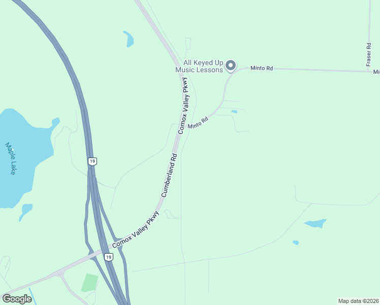 map of restaurants, bars, coffee shops, grocery stores, and more near 3770 Small Road in Courtenay