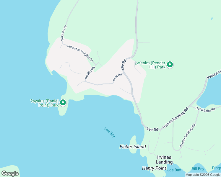 map of restaurants, bars, coffee shops, grocery stores, and more near 4294 Orca Road in Garden Bay