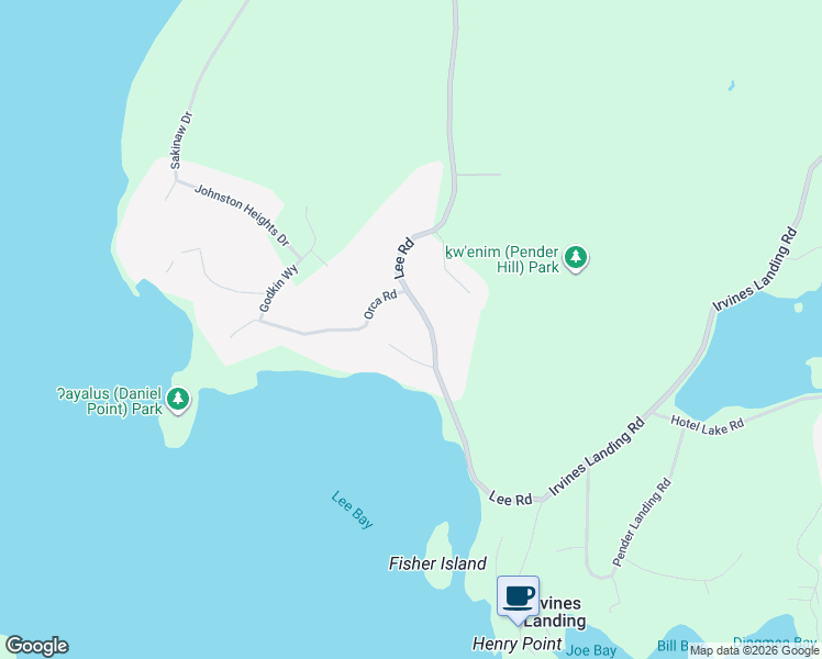 map of restaurants, bars, coffee shops, grocery stores, and more near 4327 Sea Otter Road in Garden Bay