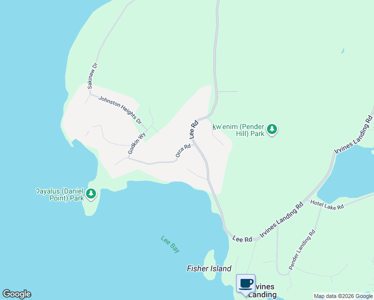 map of restaurants, bars, coffee shops, grocery stores, and more near 13460 Lee Road in Garden Bay