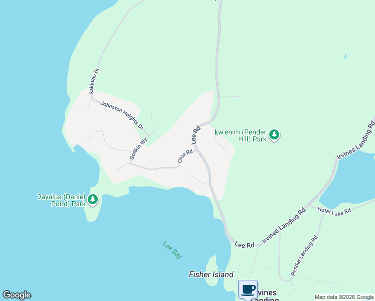 map of restaurants, bars, coffee shops, grocery stores, and more near 13460 Lee Road in Garden Bay