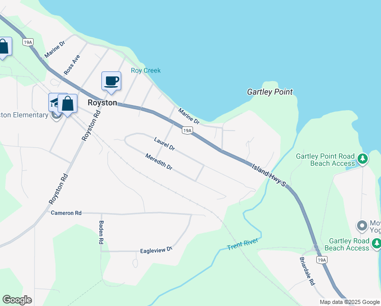 3814 Laurel Drive, Royston BC Walk Score