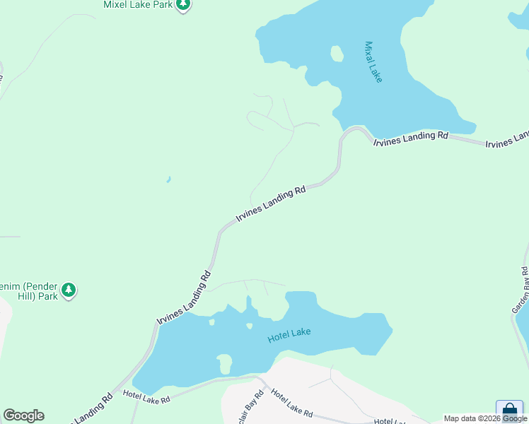 map of restaurants, bars, coffee shops, grocery stores, and more near 4620 Irvines Landing Road in Garden Bay