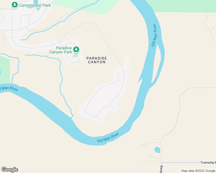 map of restaurants, bars, coffee shops, grocery stores, and more near 420 Canyon Boulevard West in Lethbridge