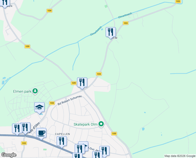map of restaurants, bars, coffee shops, grocery stores, and more near in 