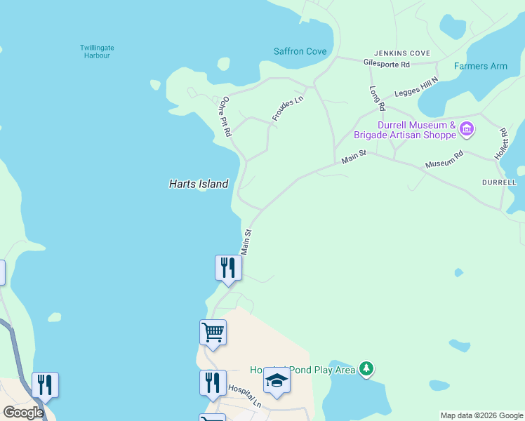 map of restaurants, bars, coffee shops, grocery stores, and more near in 