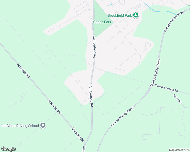 map of restaurants, bars, coffee shops, grocery stores, and more near in Courtenay