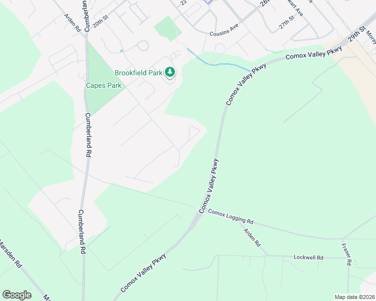 map of restaurants, bars, coffee shops, grocery stores, and more near 2770 Arden Road in Courtenay