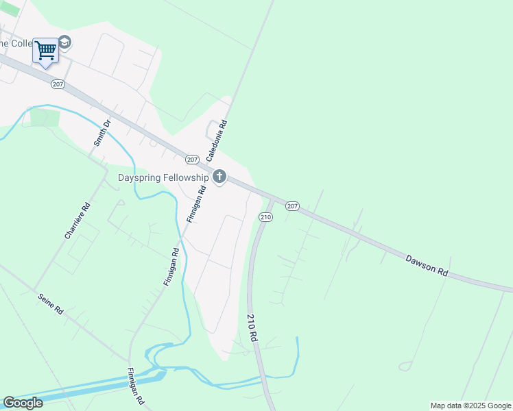 map of restaurants, bars, coffee shops, grocery stores, and more near Provincial Road 210 in Ste. Anne