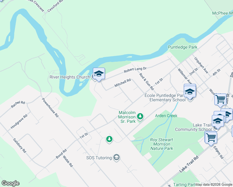 map of restaurants, bars, coffee shops, grocery stores, and more near 2161 Lexington Place in Courtenay