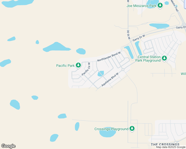map of restaurants, bars, coffee shops, grocery stores, and more near Northlander Lane West in Lethbridge