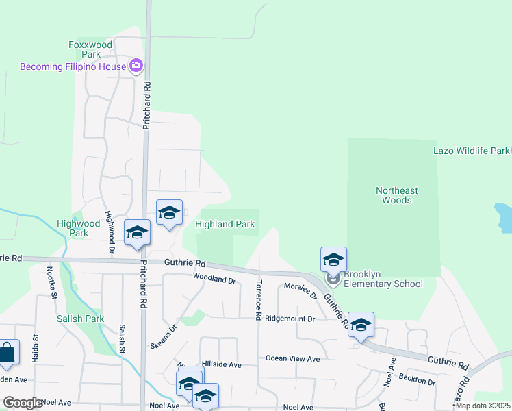 map of restaurants, bars, coffee shops, grocery stores, and more near 779 Torrence Road in Comox