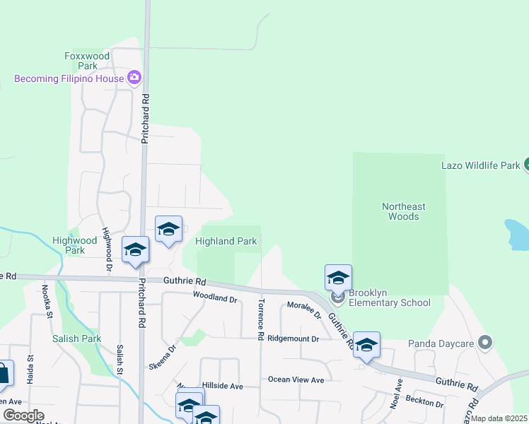 map of restaurants, bars, coffee shops, grocery stores, and more near 779 Torrence Road in Comox