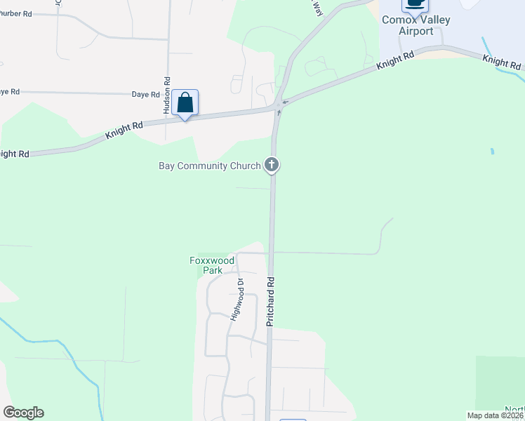 map of restaurants, bars, coffee shops, grocery stores, and more near 1603 Brighton Road in Comox