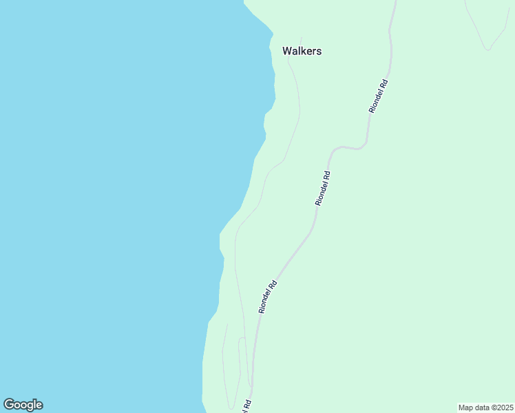 map of restaurants, bars, coffee shops, grocery stores, and more near Walkers Landing in Riondel