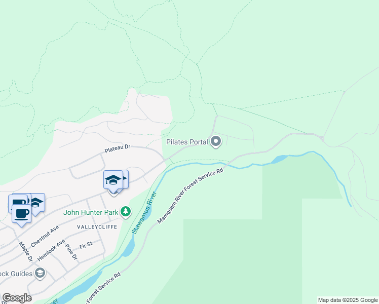 map of restaurants, bars, coffee shops, grocery stores, and more near 38608 Westway Avenue in Squamish