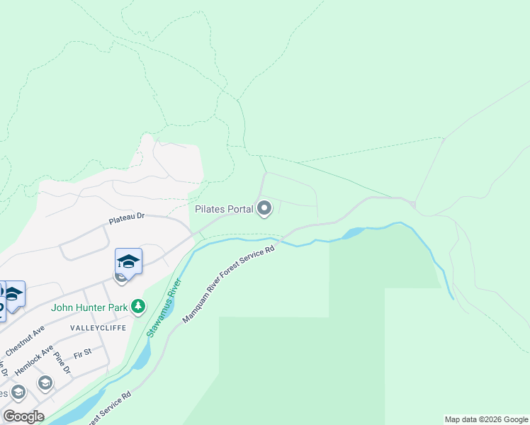 map of restaurants, bars, coffee shops, grocery stores, and more near 1003 Ash Place in Squamish