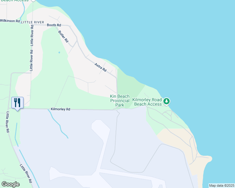 map of restaurants, bars, coffee shops, grocery stores, and more near 1023 Vega Road in Comox