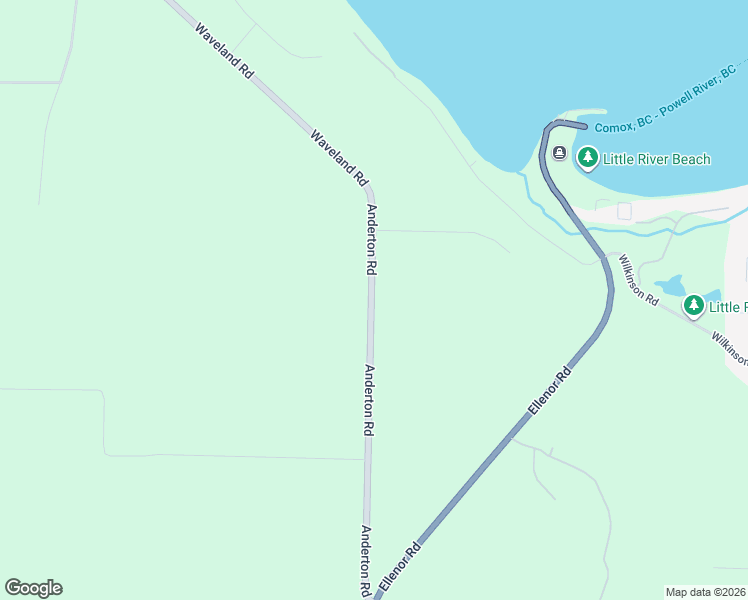 map of restaurants, bars, coffee shops, grocery stores, and more near 2400 Anderton Road in Comox