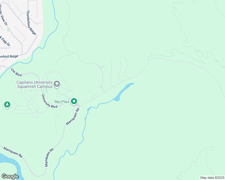 map of restaurants, bars, coffee shops, grocery stores, and more near 3380 Mamquam Road in Squamish