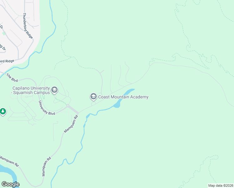 map of restaurants, bars, coffee shops, grocery stores, and more near 3412 Mamquam Road in Squamish