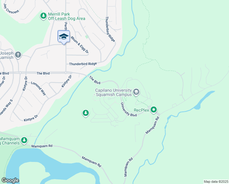 map of restaurants, bars, coffee shops, grocery stores, and more near 2954 Strangway Place in Squamish