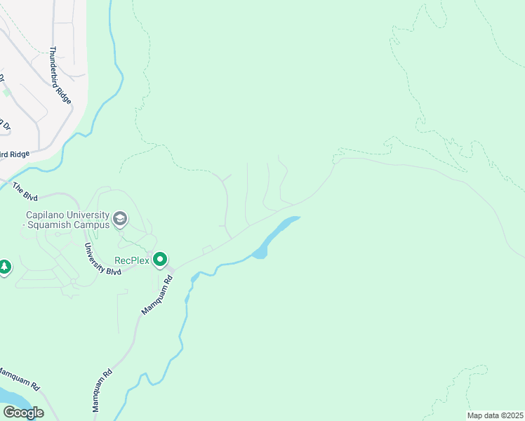 map of restaurants, bars, coffee shops, grocery stores, and more near 3405 Mamquam Road in Squamish