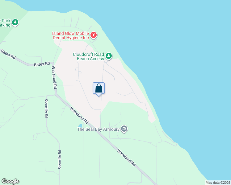 map of restaurants, bars, coffee shops, grocery stores, and more near 1720 Tames Road in Courtenay